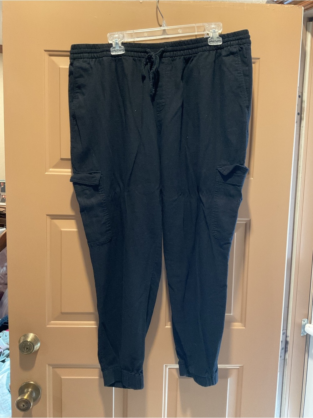 Banana Republic Black Cargo Joggers